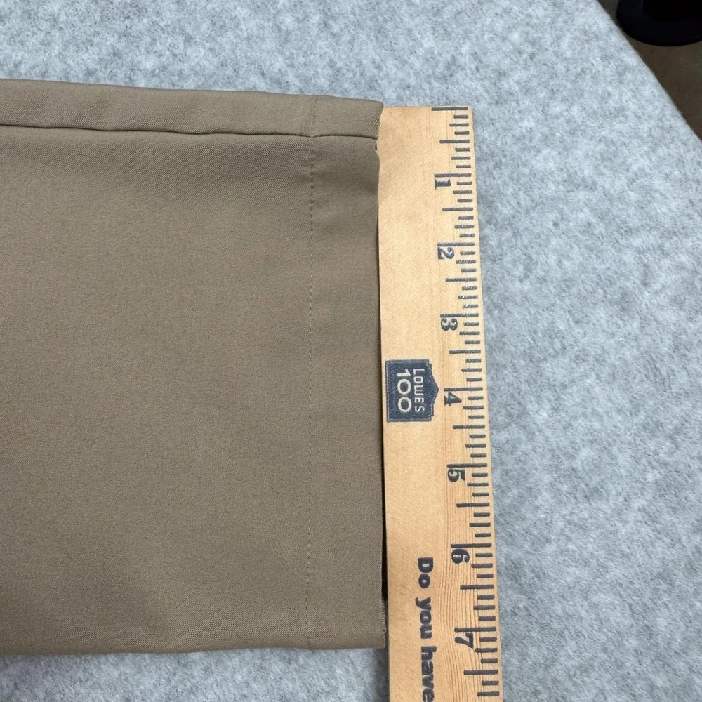 Birdie Bound Pants Mens 32 Beige Golf Khakis Stretch Zip Pocket Casual 32x31